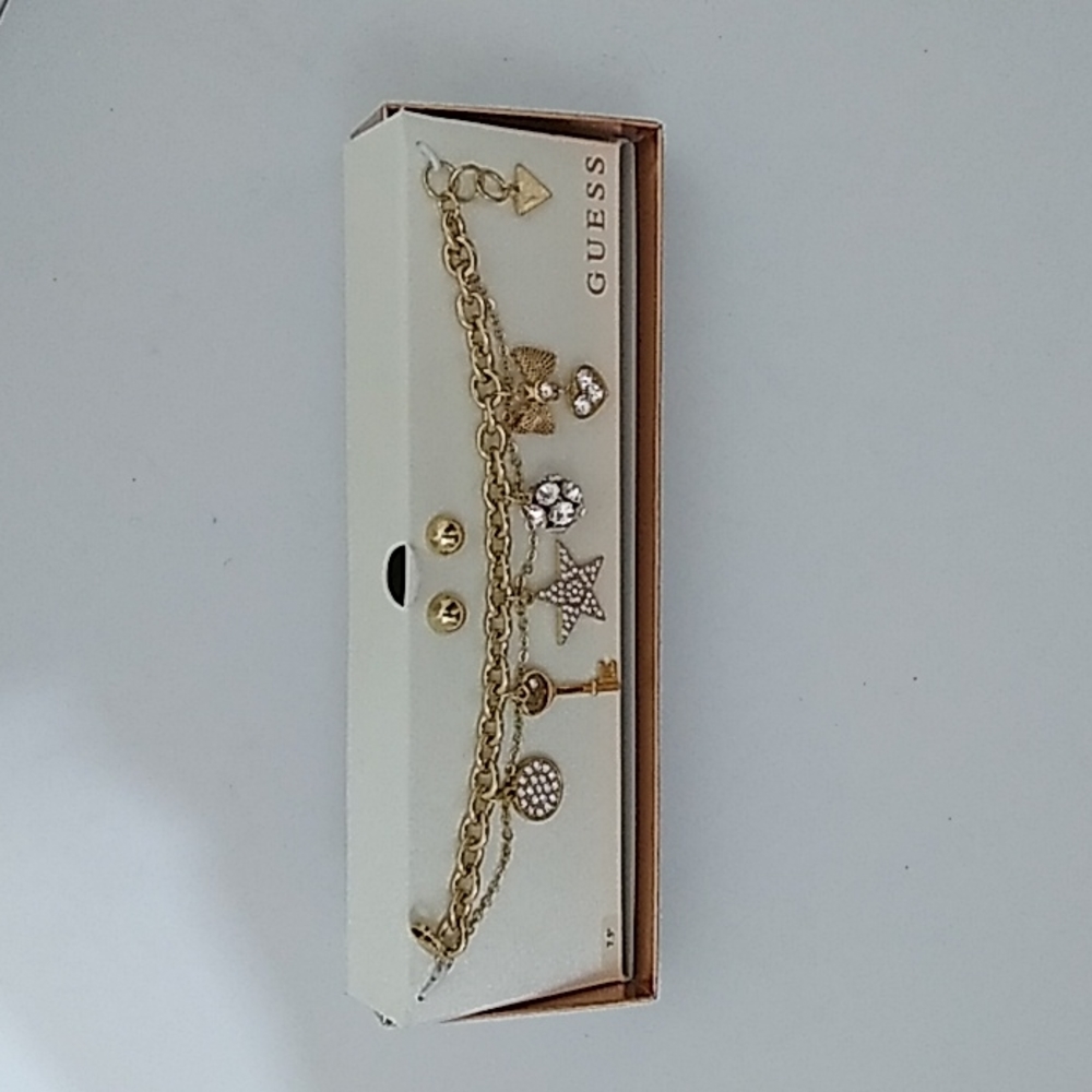 Guess Bracelet and Earrings Set